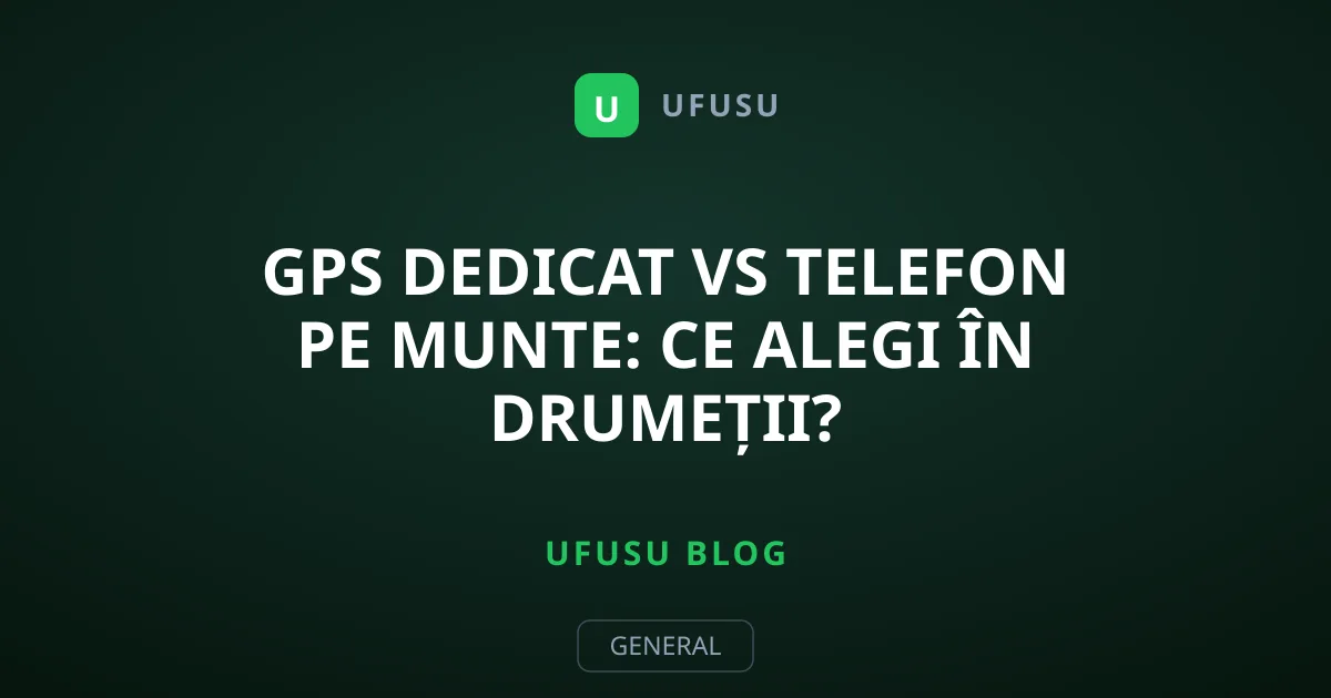 GPS dedicat vs telefon pe munte: Ce alegi în drumeții?